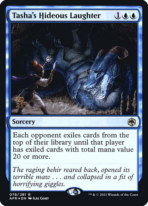 Tasha's Hideous Laughter (Adventures in the Forgotten Realms Prerelease foil)