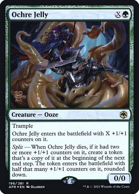 Ochre Jelly (Adventures in the Forgotten Realms Prerelease foil) | Adventures in the Forgotten Realms