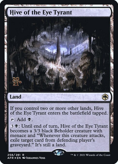 Hive of the Eye Tyrant (Adventures in the Forgotten Realms Prerelease foil)