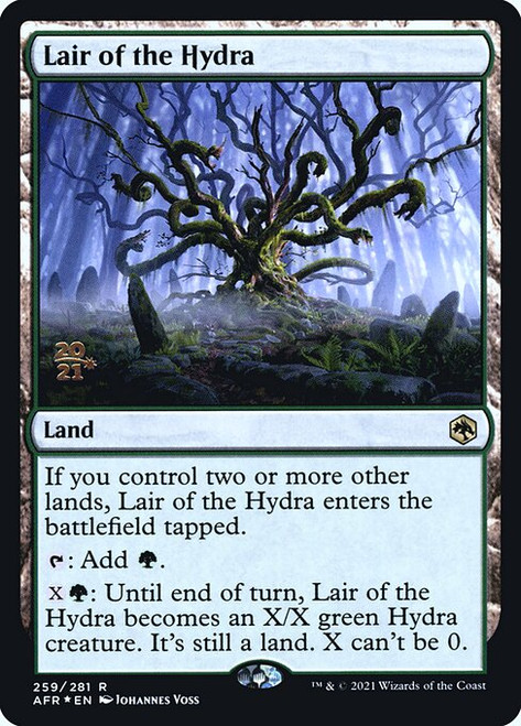 Lair of the Hydra (Adventures in the Forgotten Realms Prerelease foil) | Adventures in the Forgotten Realms