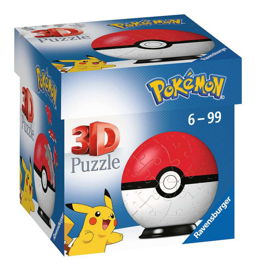 Pokemon Poké Ball 3D Jigsaw Puzzle (54 piece)