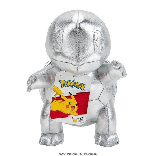 Pokémon 25th Celebration 8-inch Silver Squirtle Plush