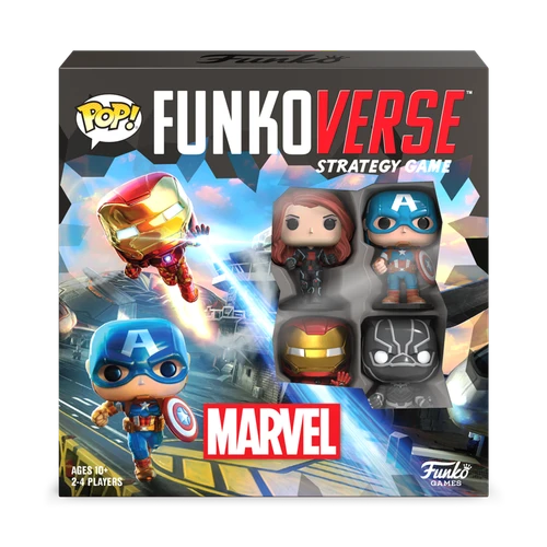 POP! Funkoverse Strategy Game: Marvel 100 4-Pack