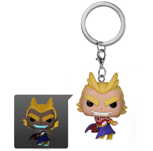 Pocket POP! Keychain: My Hero Academia - Silver Age All Might (Glow in the Dark)