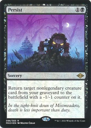 Persist (Modern Horizons 2 Prerelease foil)