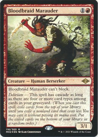Bloodbraid Marauder (Modern Horizons 2 Prerelease foil)