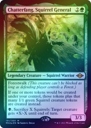 Chatterfang, Squirrel General (Modern Horizons 2 Prerelease foil)