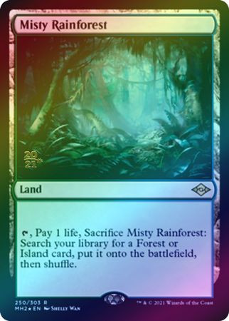 Misty Rainforest (Modern Horizons 2 Prerelease foil)