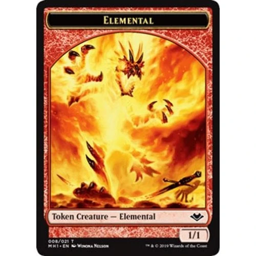 Modern Horizons Elemental (#8) Token (foil)