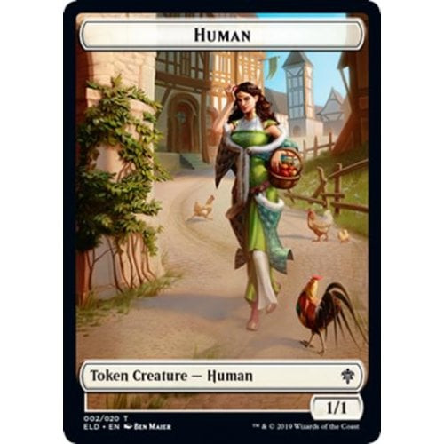 Throne of Eldraine Human Token