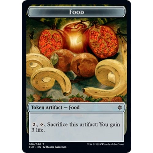 Throne of Eldraine Goat Token // Food Token (#16) (foil)