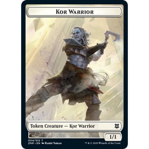 Zendikar Rising Kor Warrior Token