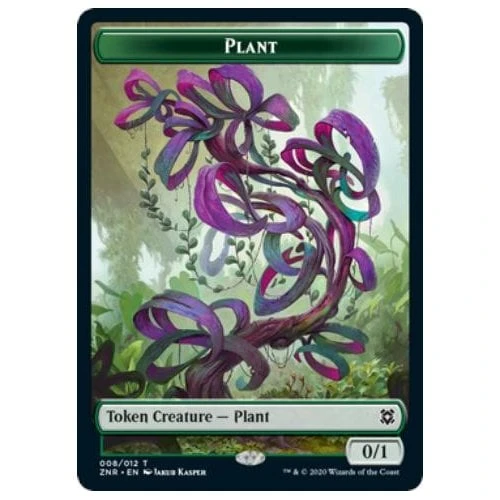 Zendikar Rising Illusion Token //  Plant Token (foil)