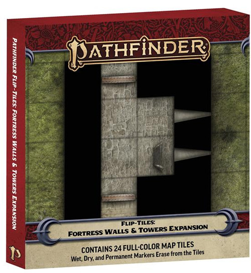 Pathfinder Flip-Tiles: Fortress Walls & Towers Expansion Set