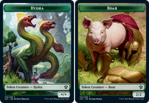 Commander 2021 - Boar / Hydra Token