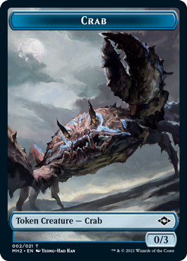 Modern Horizons 2 - Crab // Clue (#14) Token (foil)