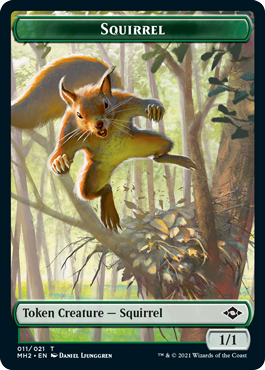 Modern Horizons 2 - Zombie // Squirrel Token (foil)