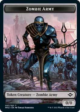 Modern Horizons 2 - Zombie Army // Squirrel Token (foil)