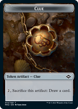 Modern Horizons 2 - Zombie Army // Clue (#14) Token (foil)