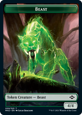 Modern Horizons 2 - Beast // Food (#17) Token (foil)