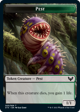Strixhaven: School of Mages - Inkling // Pest Token (foil)
