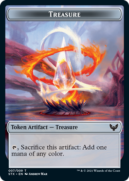 Strixhaven: School of Mages - Spirit // Treasure Token (foil)