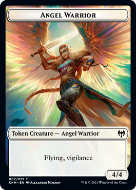 Kaldheim - Angel Warrior // Elf Warrior Token (foil)