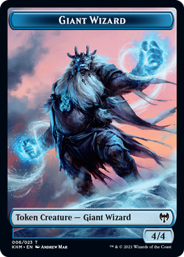 Kaldheim - Giant Wizard // Treasure Token (foil)