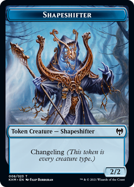 Kaldheim - Shapeshifter // Dwarf Berserker Token (foil)