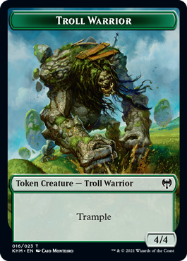 Kaldheim - Dwarf Berserker // Troll Warrior Token (foil)