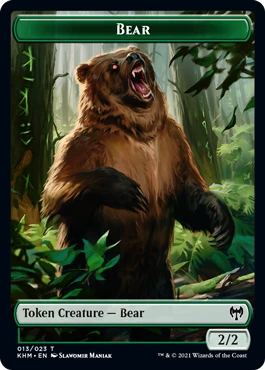 Kaldheim - Bear // Treasure Token (foil)