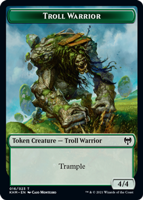 Kaldheim - Troll Warrior // Treasure Token (foil) | Kaldheim