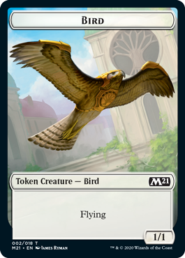 Core Set 2021 - Bird // Construct Token (foil)