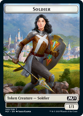 Core Set 2021 - Griffin // Soldier Token (foil)