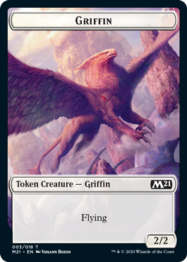 Core Set 2021 - Griffin // Dog Token (foil)