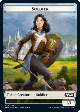 Core Set 2021 - Soldier // Demon Token (foil)