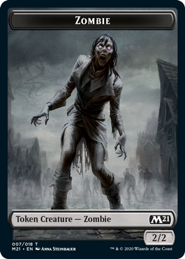 Core Set 2021 - Zombie // Weird Token (foil)