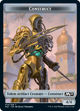 Core Set 2021 - Goblin Wizard // Construct Token (foil)