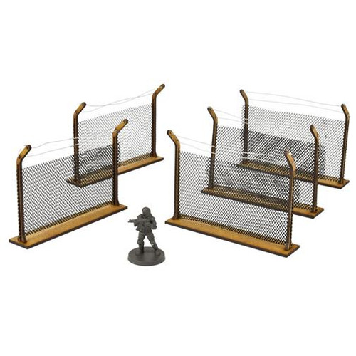 The Walking Dead - All Out War: Chain Link Fences Scenery Set