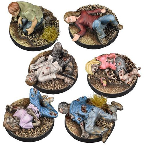 The Walking Dead - All Out War: Prone Figures Booster