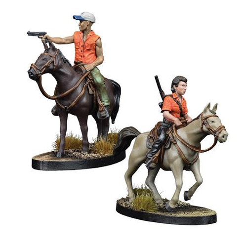 The Walking Dead - All Out War: Maggie and Glenn on Horseback