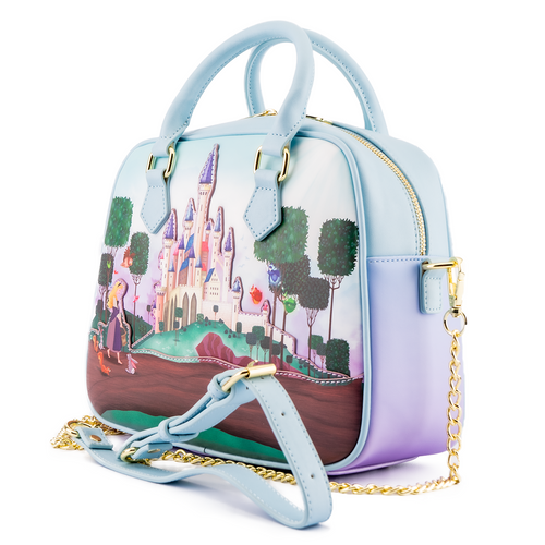 HKDL - Sleeping Beauty Castle Aurora & Prince Phillip Loungefly Backpack