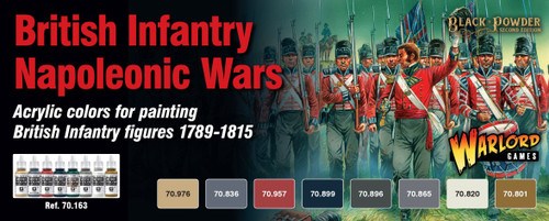 Black Powder: British Napoleonic paint set (8)