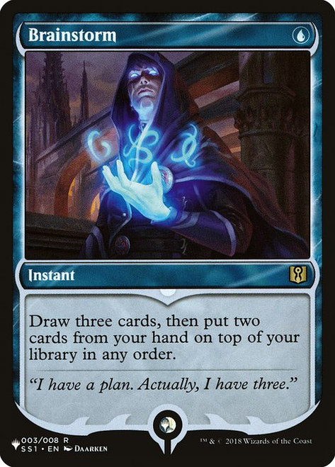 Brainstorm (The List Reprint) | Signature Spellbook: Jace