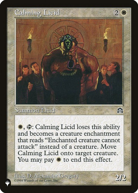 Calming Licid (The List Reprint)