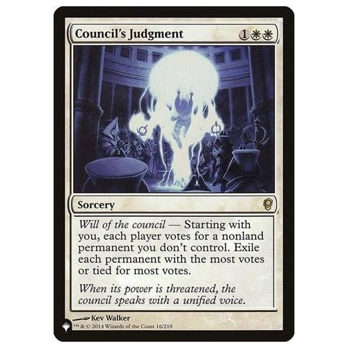 Council's Judgment (The List Reprint)