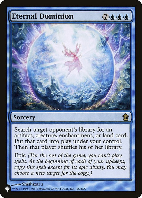 Eternal Dominion (The List Reprint)