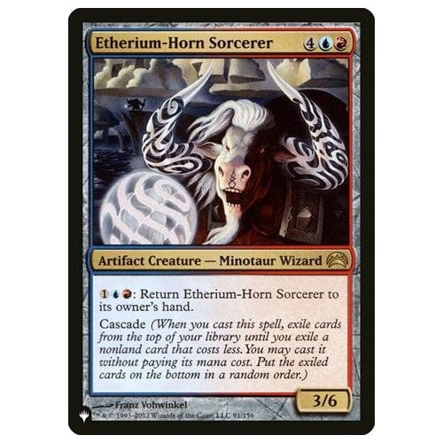 Etherium-Horn Sorcerer (The List Reprint)