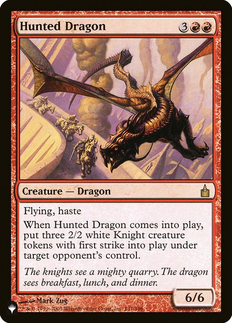 Hunted Dragon (The List Reprint) | Ravnica: City of Guilds