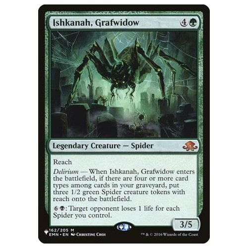 Ishkanah, Grafwidow (The List Reprint)